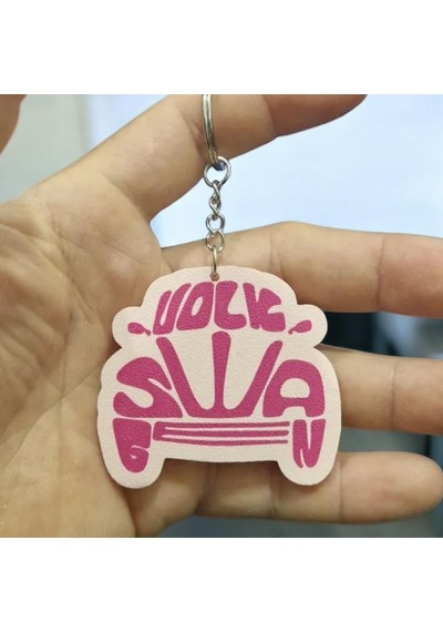 Volkswagen Sevimli Figür Karakter Anahtarlık Çok Renkli