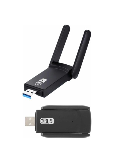 Mbps Wifi Alıcı Kablosuz Wifi Adaptörü Çift Band Çift Antenli - Lisinya