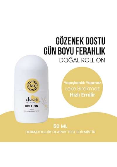 Alüminyum İçermeyen Hassas Cilt Uyumlu Doğal Çay Ağacı Ve Fresh Bloom Çiçek Özlü Roll On Deodorant 2'li Set 2x50 Ml