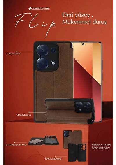 Samsung Galaxy Uyumlu S25 Edge Flip Cover - Siyah Renk