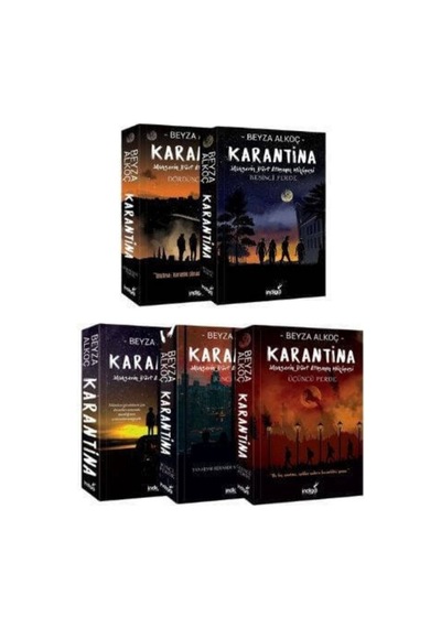 Karantina 5 Kitap Set 1-2-3-4-5 Karton Kapak Beyza Alkoç