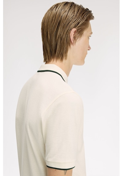 Fred Perry M2383 Crepe Pique Erkek Polo Tişört Ekru