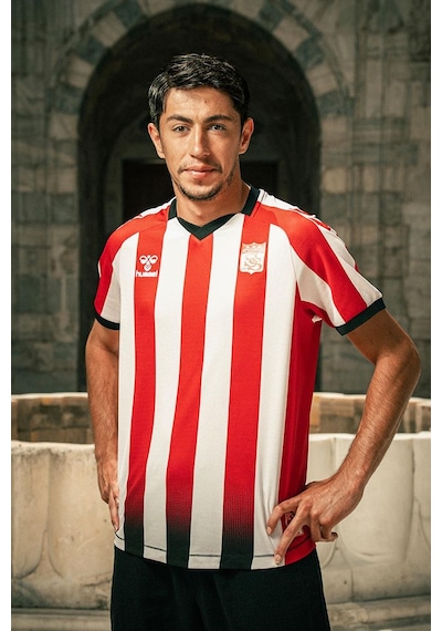 Hummel Sivasspor Efsane Çubuklu Forma 25/26 Kırmızı