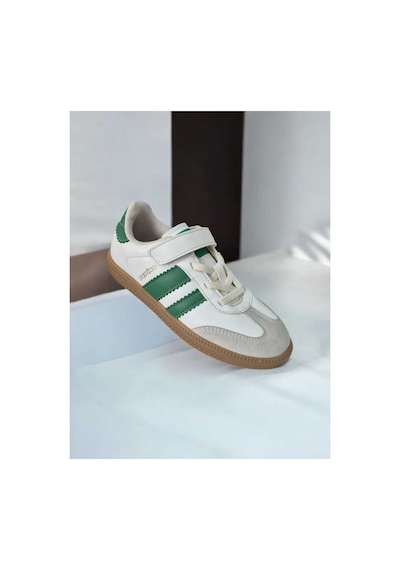 Pepino Çocuk Ortapedik Krep Kaymaz Taban Ince Taban Bounce Taban Sneaker Spor Ayakkabısı Beyaz Pembe