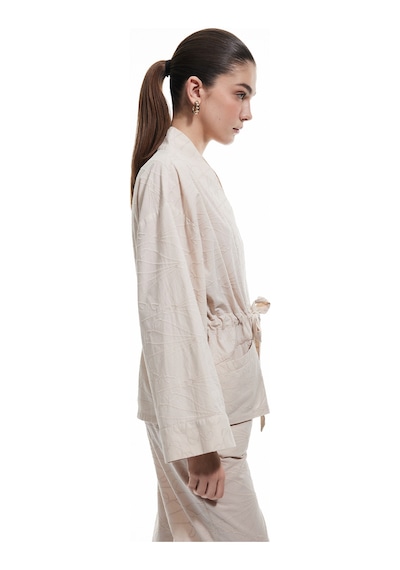Koton Pamuklu Cepli Beli Bağlamalı Uzun Kollu Fistolu Brodeli Kruvaze Kimono Bej 5sak60116pw Ekru Koton Pamuklu Cepli Beli Bağlamalı Uzun Kollu Fistolu Brodeli Kruvaze Kimono Bej 5sak60116pw Ekru