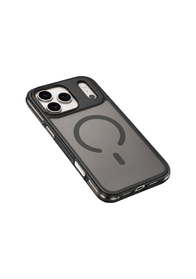 Buff Apple iPhone Uyumlu 18 Pro Max/17 Pro Max Magsafe Air Bumper Kılıf Black Siyah