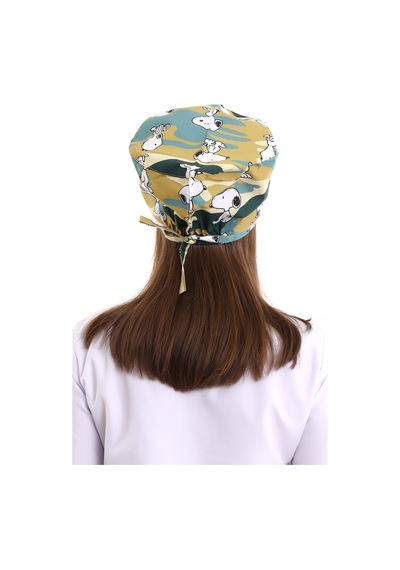 Snopy Desenli Cerrahi Bone - Doktor Bone-Standart-3910 Snopy