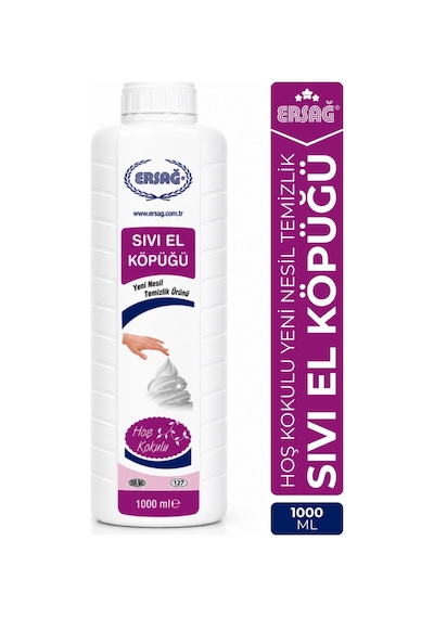 Ersağ Aparatlı Hoş Kokulu Sıvı El Köpüğü 1 L + 500 ML