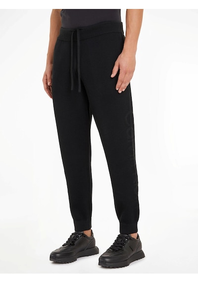 Calvin Klein Pw - Sweater Pant, Bae Siyah Erkek Eşofman Altı