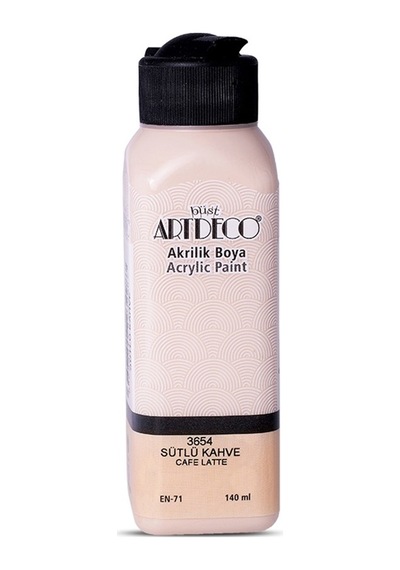 Artdeco Akrilik Boya 140 Ml Sütlü Kahve 070r-3654 Çok Renkli