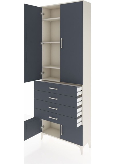 Arges Dolap 4 Raflı 4 Çekmeceli 4 Kapaklı 88x30x243 Aytaşı-an... Aytaşı Arges Dolap 4 Raflı 4 Çekmeceli 4 Kapaklı 88x30x243 Aytaşı-an... Aytaşı