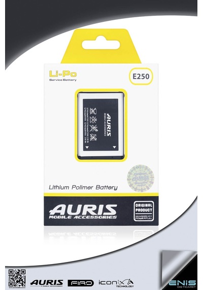 Aurıs Samsung Uyumlu E250 Batarya