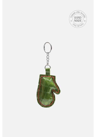 Hand Made Christmas Özel Hediyelik Eldiven Yeşil &kırmızı Anahtarlık Kırmızı