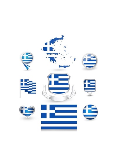 Yunanistan Sticker Set