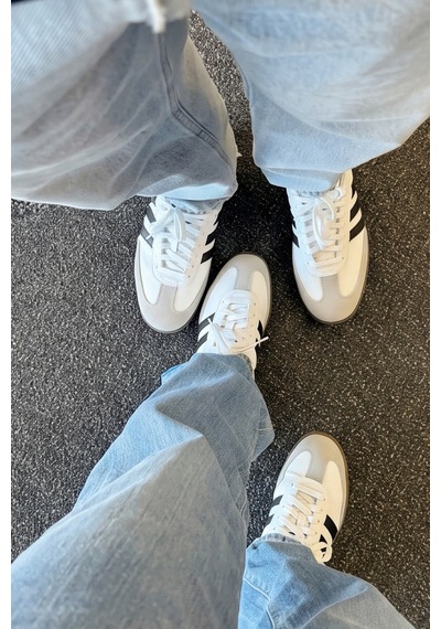 Retro Classic Süet Detaylı Günlük Unisex Beyaz Sneaker, Zamansız Tasarım Yürüyüş Ayakkabısı Retro Classic Süet Detaylı Günlük Unisex Beyaz Sneaker, Zamansız Tasarım Yürüyüş Ayakkabısı