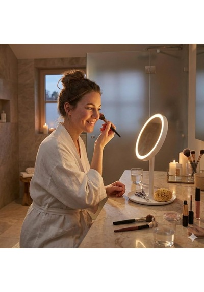 Lexroo Led Işıklı Masaüstü Makyaj Aynası Diğer