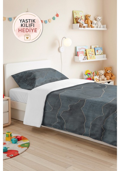 Mavi Geometrik Modern Genç Odası Tek Kişilik Pike Takımı - Antrasit 160x220 Cm Kapitone Yatak Örtüsü Nazlı Güneş Kırıntısı Mavi Geometrik Modern Genç Odası Tek Kişilik Pike Takımı - Antrasit 160x220 Cm Kapitone Yatak Örtüsü Nazlı Güneş Kırıntısı