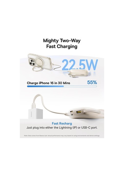 Enerfill Fc21 Qpow3 Ultra Dijital Göstergeli Powerbank 20.000 Mah 22.5w - Titanyum