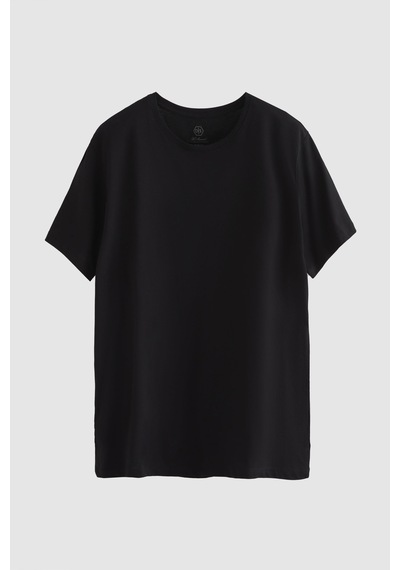 D's Damat Ds Damat Slim Fit Siyah Bisiklet Yaka %100 Pamuklu Nefes Alabilen T-shirt 4hc141996753m 001 D's Damat Ds Damat Slim Fit Siyah Bisiklet Yaka %100 Pamuklu Nefes Alabilen T-shirt 4hc141996753m 001