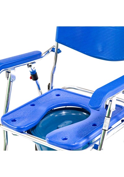 Römer R402 Mavi Tekerlekli Banyo Tuvalet Sandalyesi