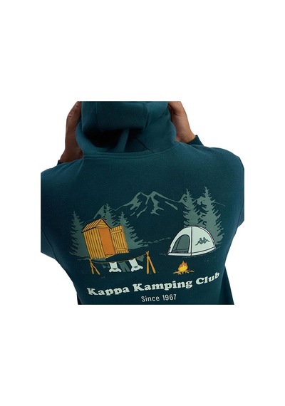 Kappa Authentıc Graphık Phelps Erkek Sweatshirt 341x3ew-a2h Yeşil-yeşil Yeşil