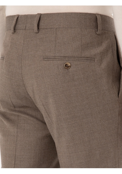 Cacharel Camel Slim Fit Yün Karışımlı Mikro Desenli Klasik Pantolon Kahverengi Cacharel Camel Slim Fit Yün Karışımlı Mikro Desenli Klasik Pantolon Kahverengi