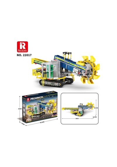 Reobrix Technic 22017 Kepçeli Ekskavatör Kumandalı&motorlu Yapı Blok Seti Building Bucket Wheel Excavator -3188parça