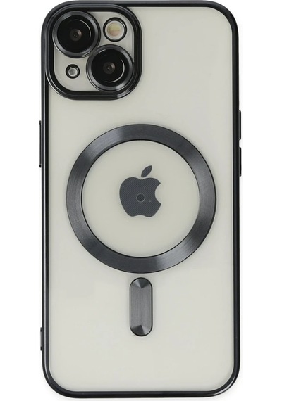 Newface Apple iPhone Uyumlu  14 Kılıf Kross Magneticsafe Kapak Siyah