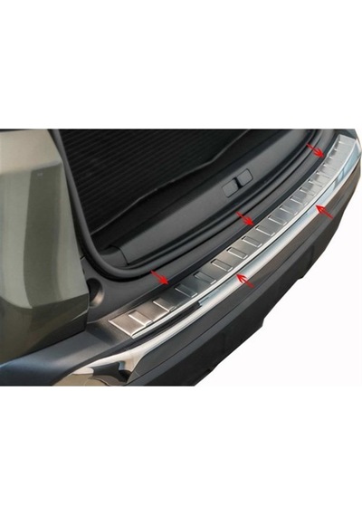 Volkswagen Golf 6 Arka Tampon Eşiği Krom Sw 2009-2012