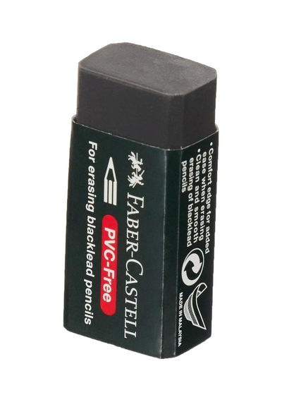 Faber-castell Siyah Silgi, 30 Lu, Kurşun Kalem İzlerini Kolayca S
