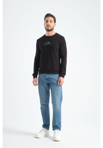 Shooter Sportwear Ribey Tekstil İth.ihr.san.tic.ltd.şti Erkek Üç İplik Sweatshirt Şardonsuz Pamuklu Regular Fit Bisiklet Yaka Spor Sweat siyah Shooter Sportwear Ribey Tekstil İth.ihr.san.tic.ltd.şti Erkek Üç İplik Sweatshirt Şardonsuz Pamuklu Regular Fit Bisiklet Yaka Spor Sweat siyah
