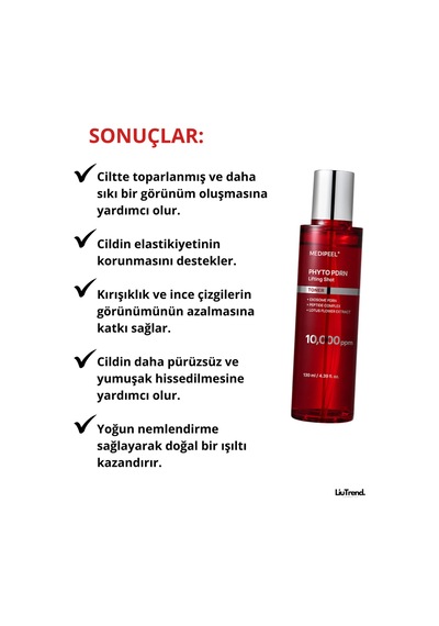 Medipeel Phyto Exosome Pdrn Lifting Shot Toner 130 Ml Pdrn İçeren Peptitli Lifting Tonik