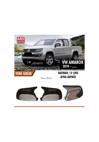 Vw Amarok Batman Ayna Kapağı 2010- Piano Black