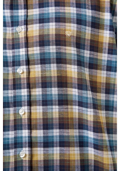Bisse Erkek Regular Fit Paşa Yaka Ekose Gömlek Laci Gm23y231027 D39 Lacivert Bisse Erkek Regular Fit Paşa Yaka Ekose Gömlek Laci Gm23y231027 D39 Lacivert