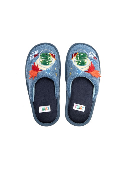Twigy Astronot Çocuk Ev Terliği Mavi 30/35