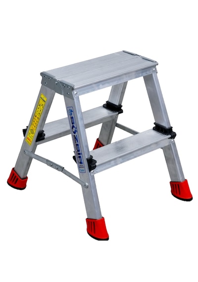2+2 Çift Çıkışlı Premium Alüminyum Merdiven 50x20 Çok Amaçlı/pratik/kolay 38cm