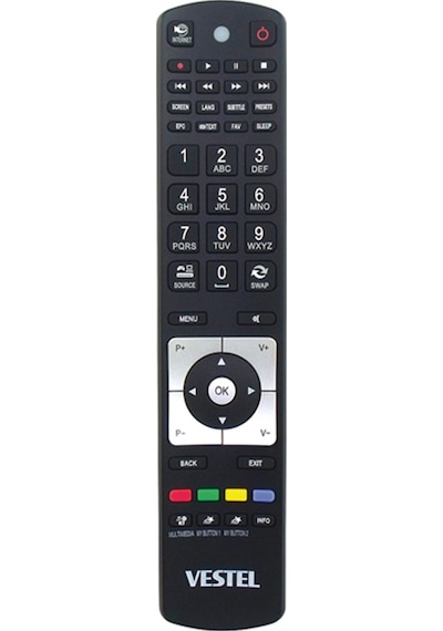 WEKO KL Vestel Uyumlu LCD-LED TV KUMANDASI UZUN MODEL