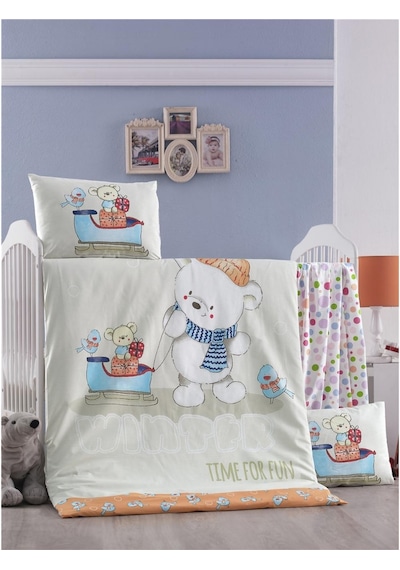 Komfort Home Bebek Uyku Seti %100 Pamuk (Yorgan Ve +2 Yastıklı) (262440141)
