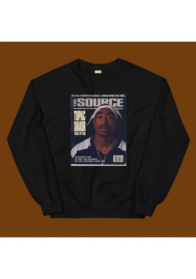 Startmore Tupac Sweatshirt Beyaz Siyah