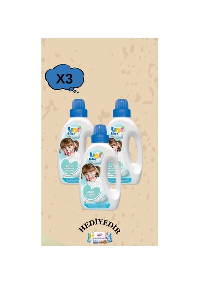 Uni Baby Deterjan 1500 Ml 3 Adet