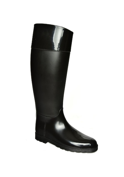 Fox Shoes T858712109 Siyah Yağmur Çizmesi Siyah-Suni Deri