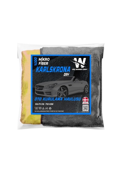 - Ultra Kalın Mikrofiber Oto Araba Yıkama Kurulama Havlusu 70x50 Cm, Büyük Boy Çift Katlı Araç