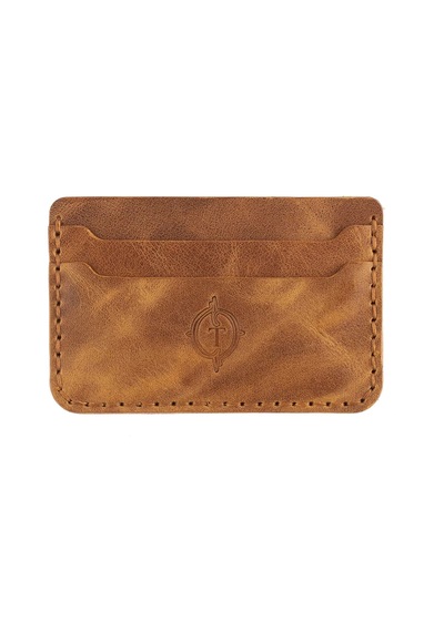 Twingold İsme Özel Yatay Kartlık - %100 Rainbow Deri - A011001 - Camel Camel