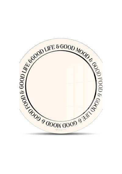 Cam Kesme Tahtası Ve Sunumluk Good Life 30x30 Cm Çok Renkli
