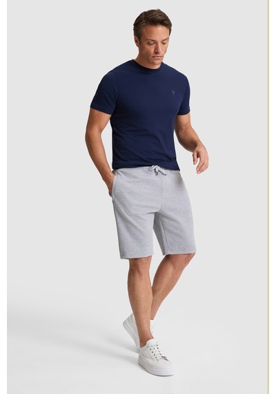 U.s. Polo Assn. Erkek Gri Melanj Şort Örme 50322606-vr086