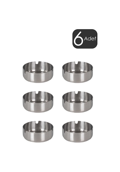 Porsima Etn-015 6 lı Küllük 1,2 ml Kalınlık Metal Küllük