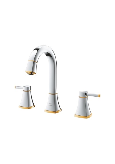 Grohe Gramdera 3 Delikli Lavabo Bataryası L-Boyut - 20619IG0 Altın - Krom