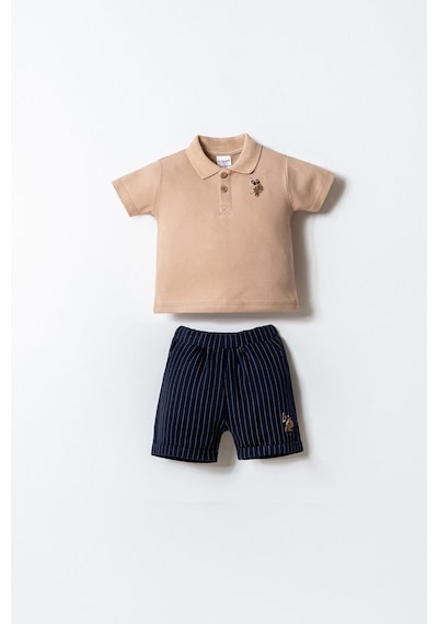 U.s. Polo Assn. Erkek Bebek Kahverengi Şort Takım 5274-50029 kahverengi