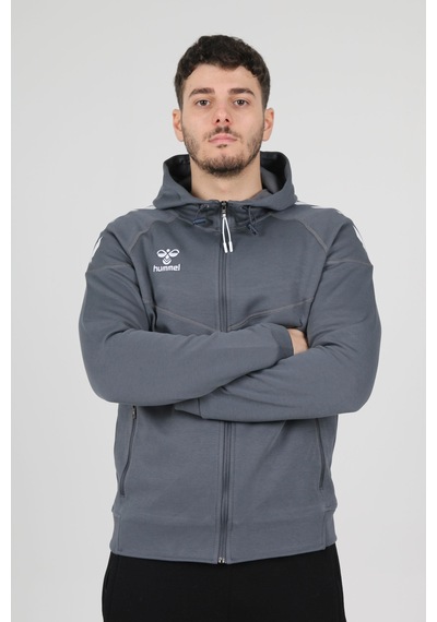 Hummel Armin Pro Pamuklu Sweatshirt Antrasit