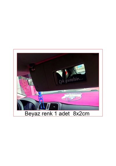 Çok Güzelsin Güneşlik Ayna Yazısı Araba-motosiklet Cam Etiket Sticker